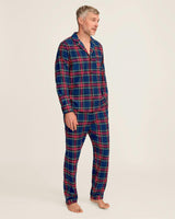 Men's Brushed Twill Pajama Set in Windsor Tartan