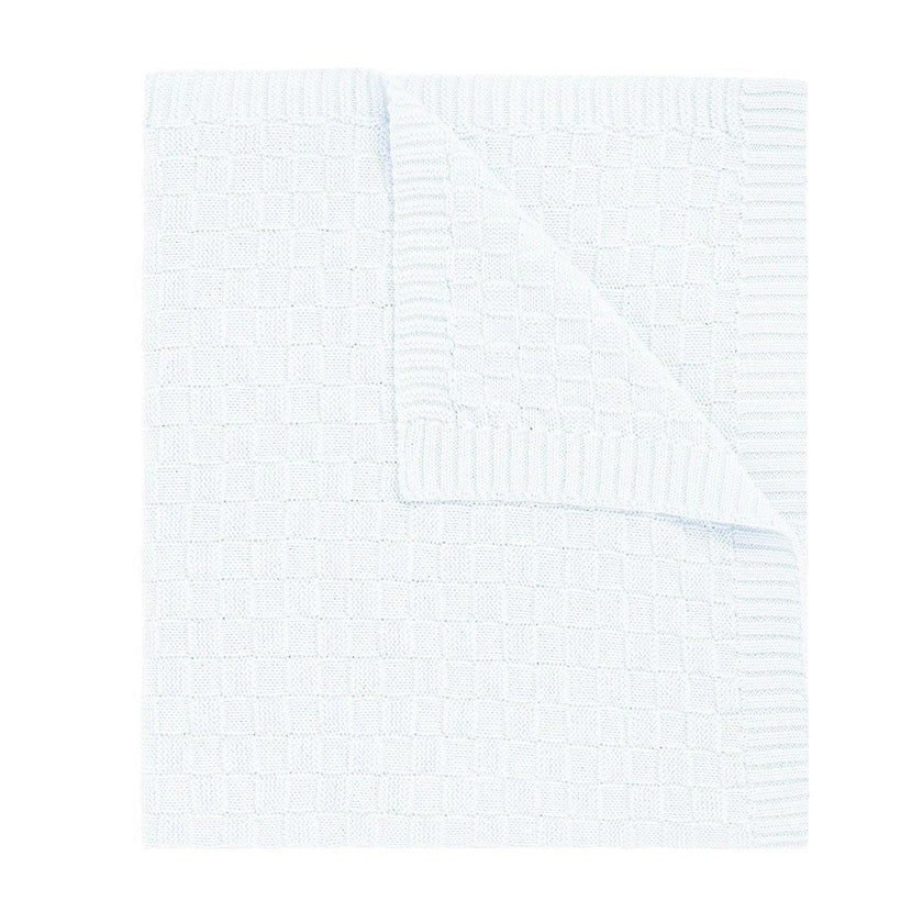 Basket Weave Knit Blanket