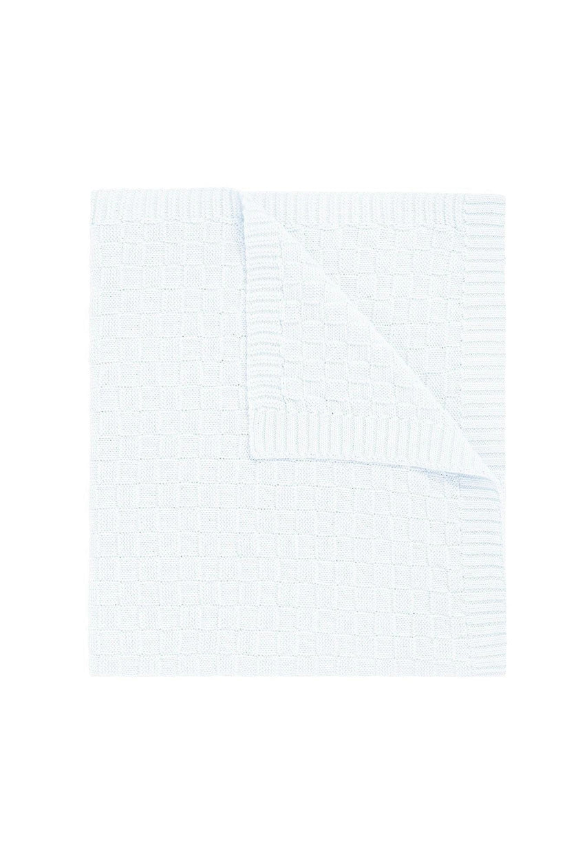 Basket Weave Knit Blanket