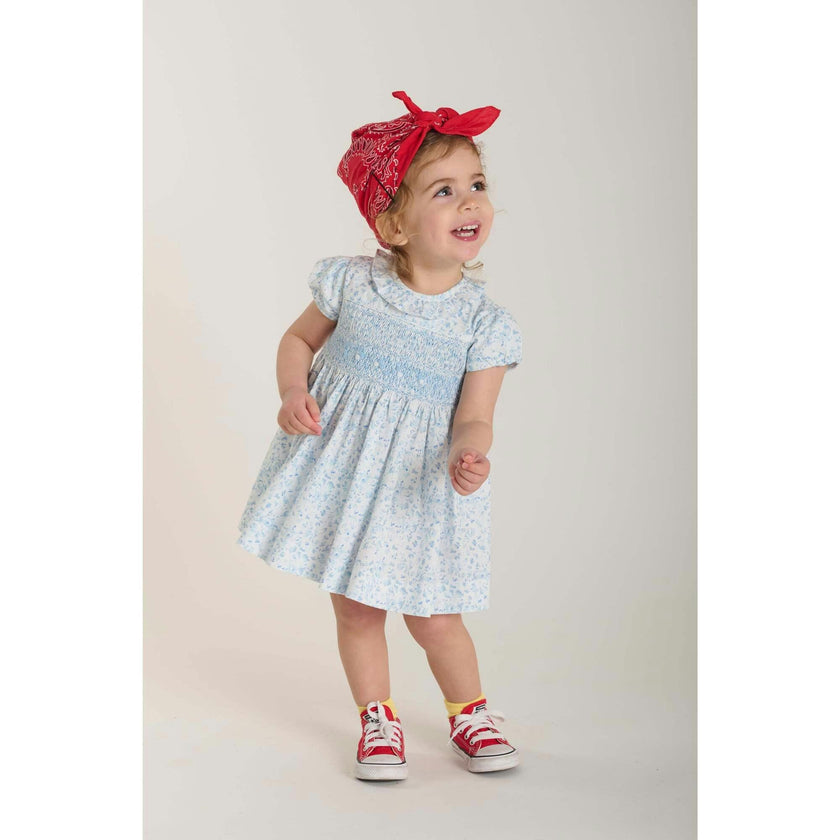 Hand-Smocked Baby Dress - Chiara