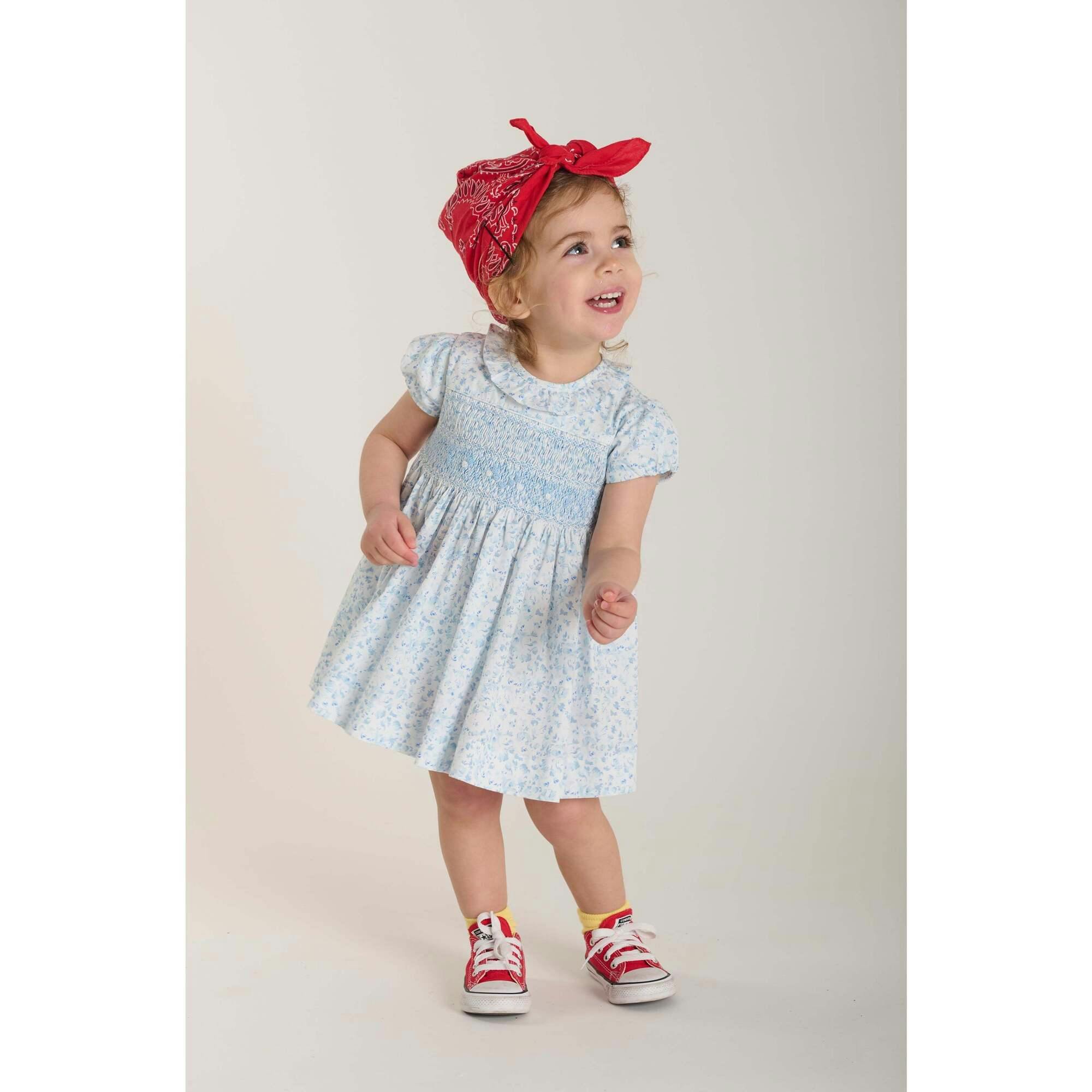 Hand-Smocked Baby Dress - Chiara