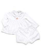 Small Rocking Horse Bloomer Set | Lt Pink Bitty Dot