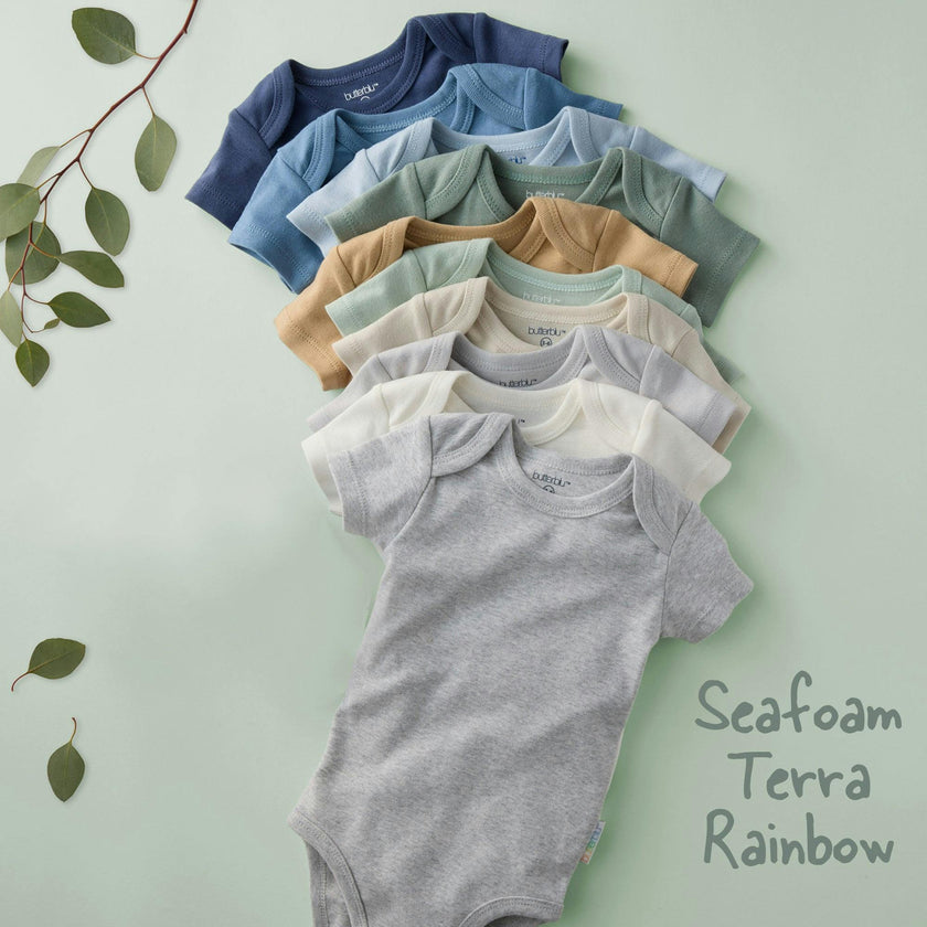 AVERY 10-Pack Short Sleeve Bodysuits