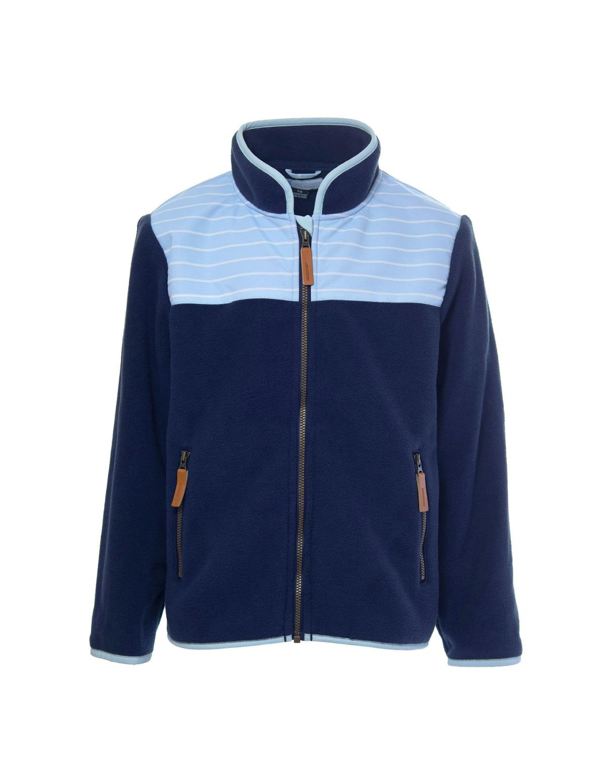 Kids Fleece Jacket in Navy Blue