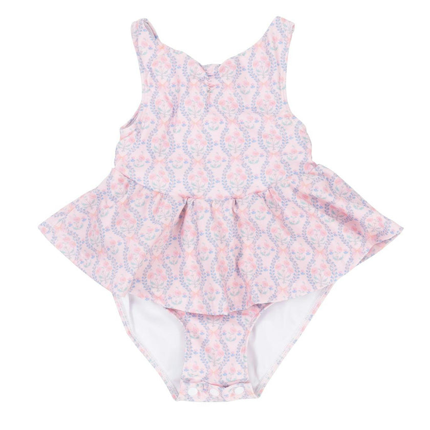 Baby Bitsy Swim Dress in Raquel Pink Floral