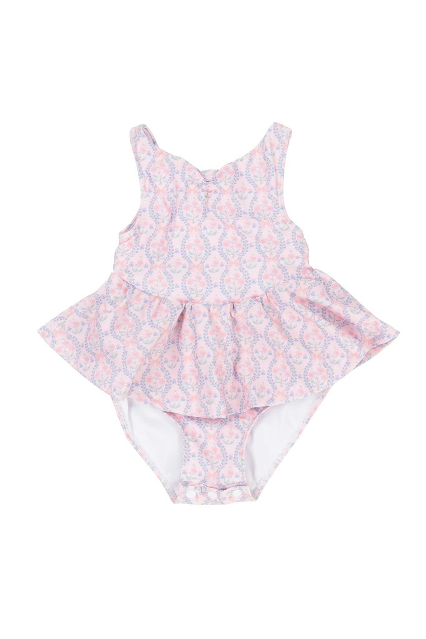 Baby Bitsy Swim Dress in Raquel Pink Floral