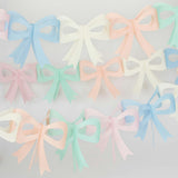 Tissue Paper Bow Garland