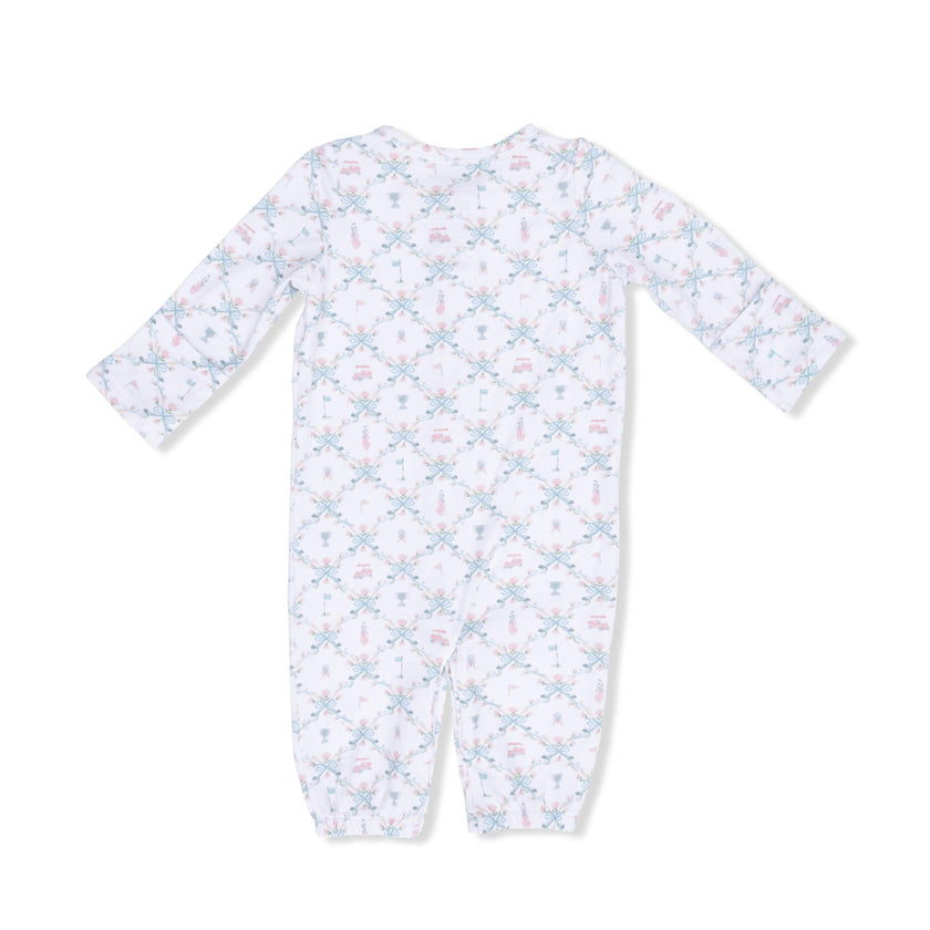 Golf Trellis Pink - Convertible Gown