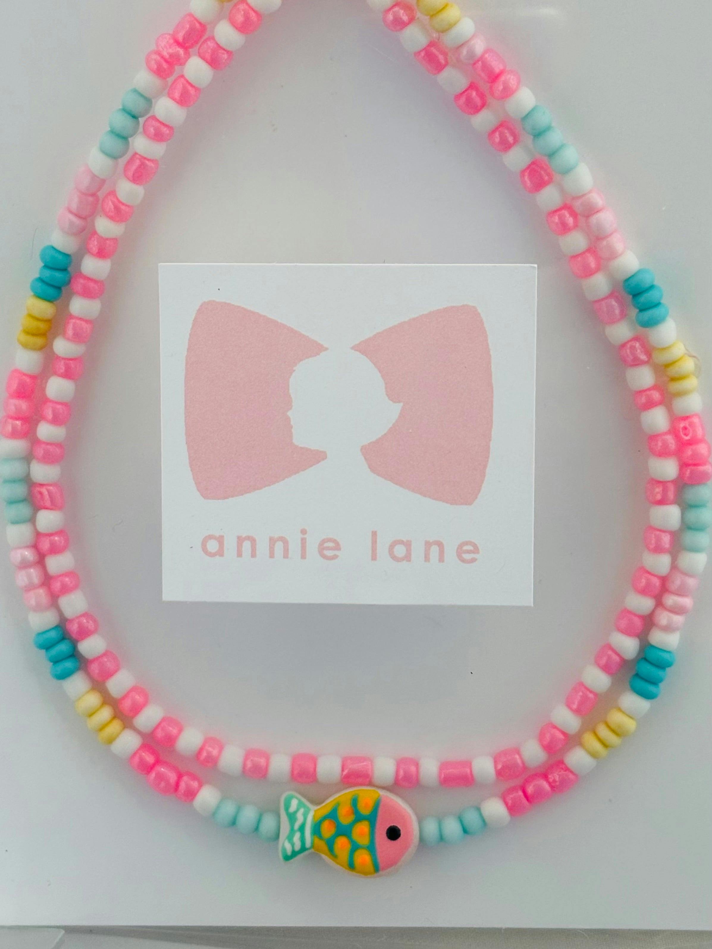Beaded Bracelets - Tropical Fish Pastels