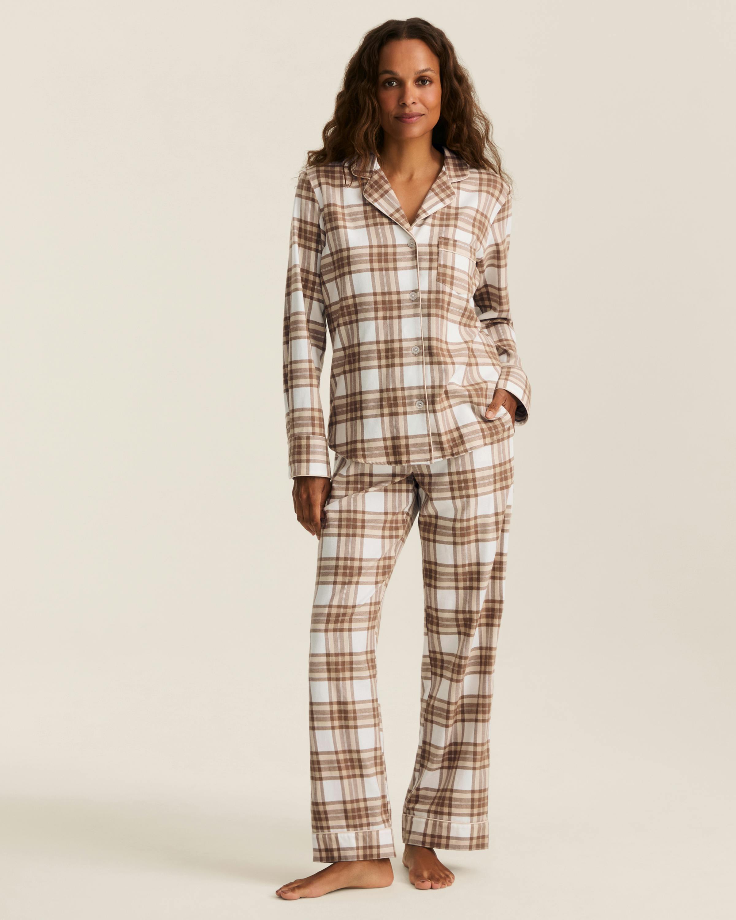 Women's Twill Pajama Set in Cotswolds Tartan