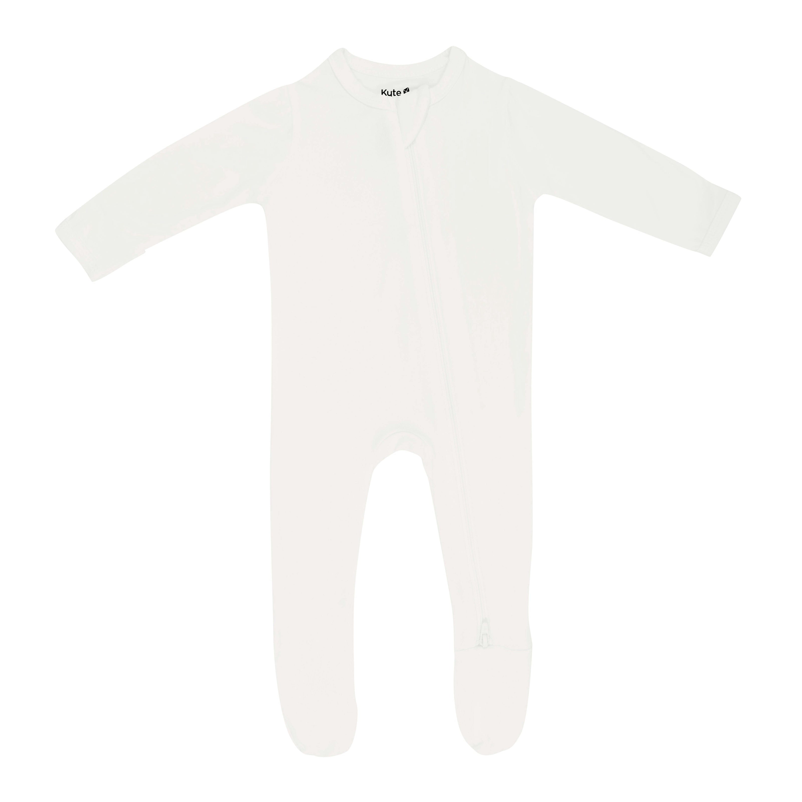 Zippered Footie in Cloud