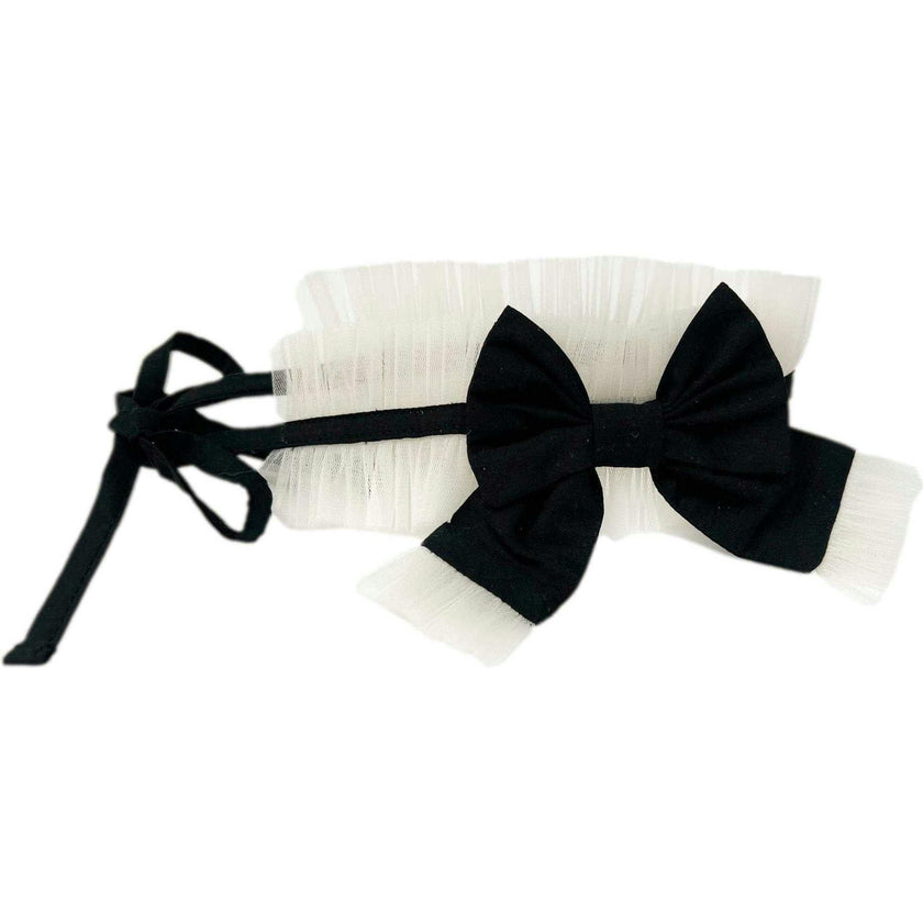 Coco-Caramel Tulle Hair Sash
