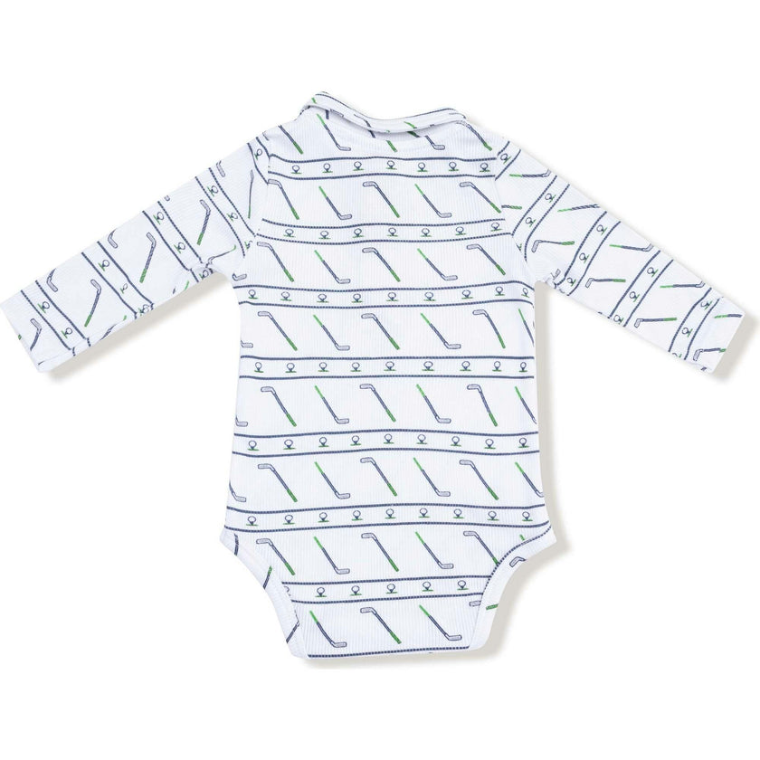 Golf Club - Long Sleeve Polo Bodysuit