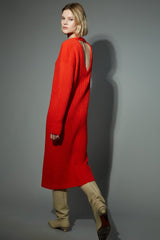 Women's Vera Wide Rib Knit Long Sweater Dress