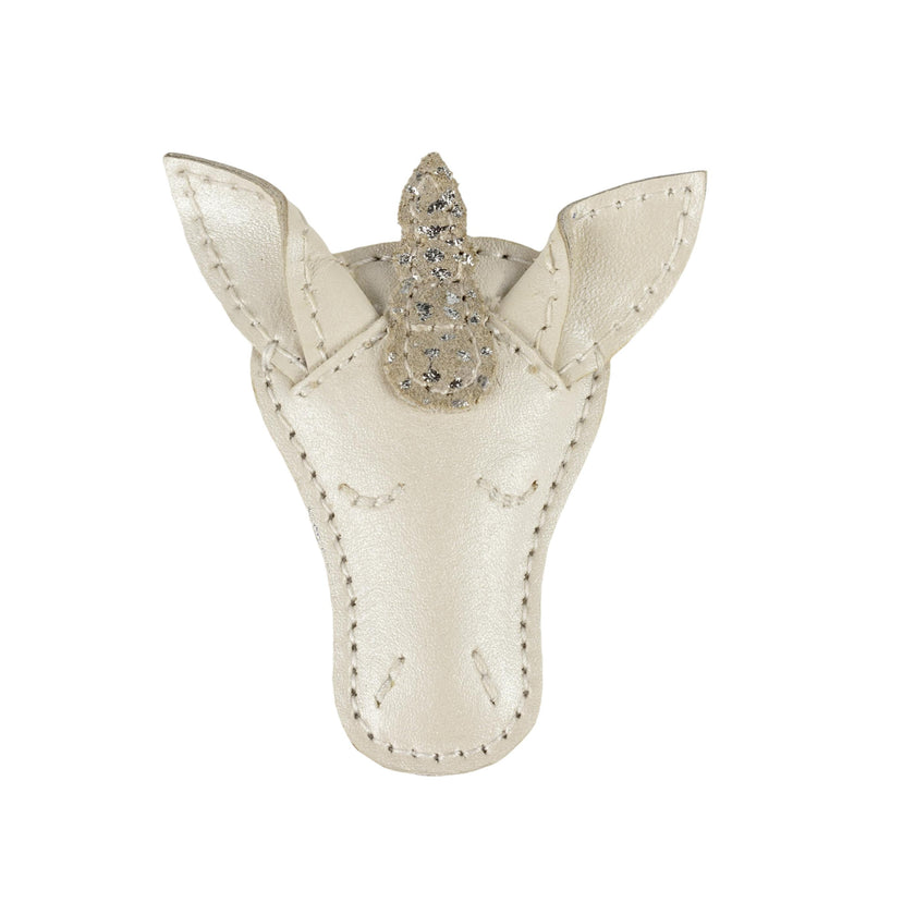 Blinc Clip | Unicorn | Off White Metallic Leather