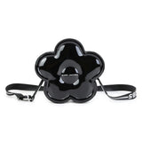 Black Flower Crossbody Bag