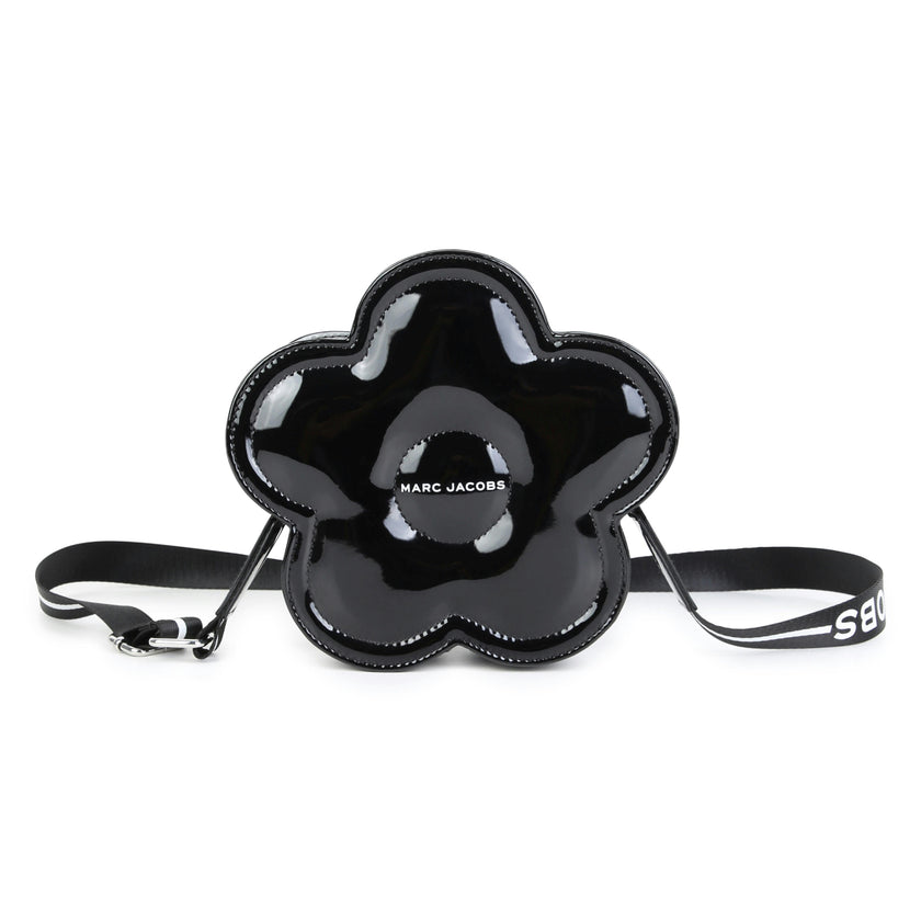 Black Flower Crossbody Bag