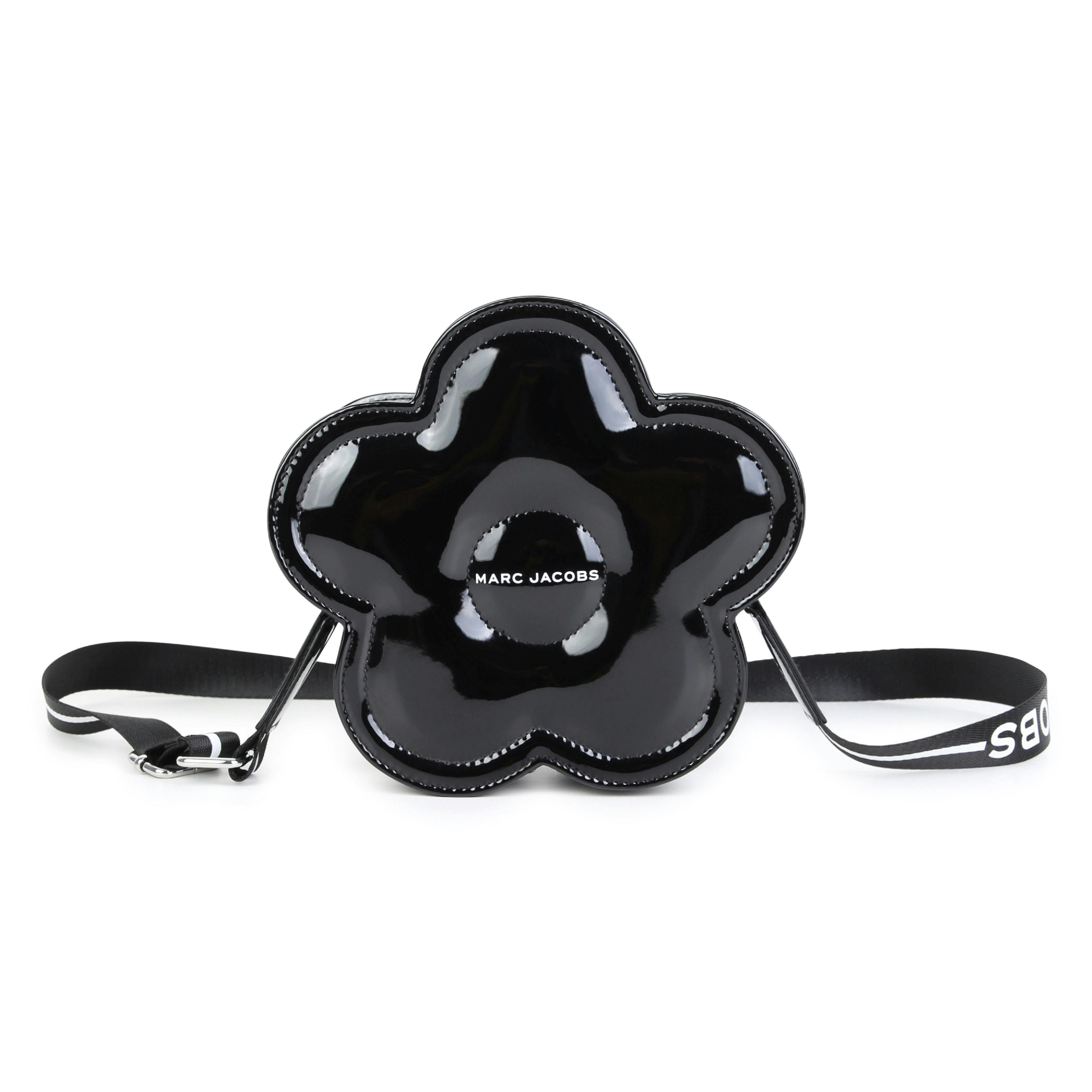 Black Flower Crossbody Bag