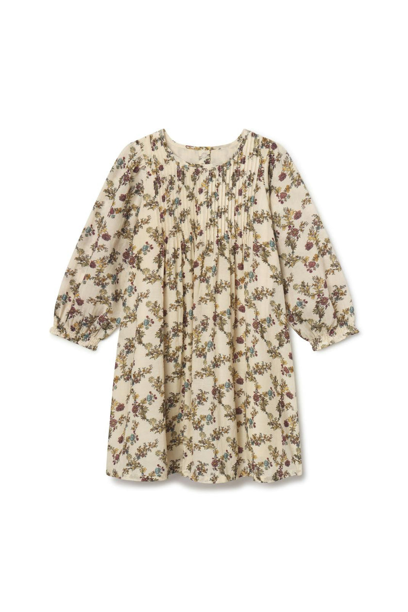 Charlotte Dress in Harvest Toile