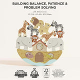 Wooden Balancing Ark Animal Stacker