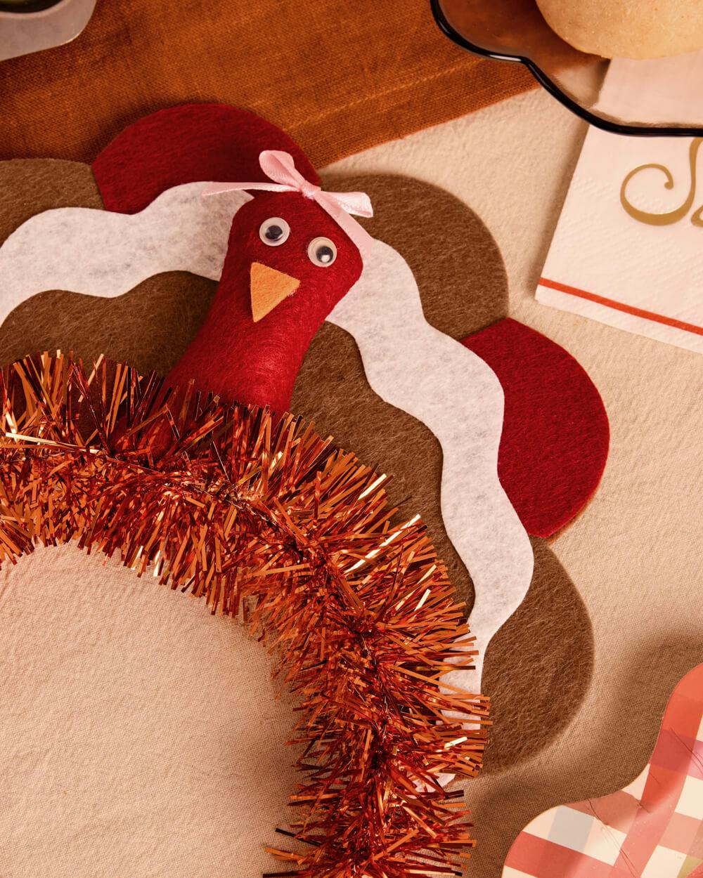 Turkey Time Headband - thanksgiving headband