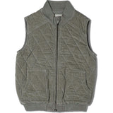 Organic Sleeveless Quilted Corduroy Jacket
