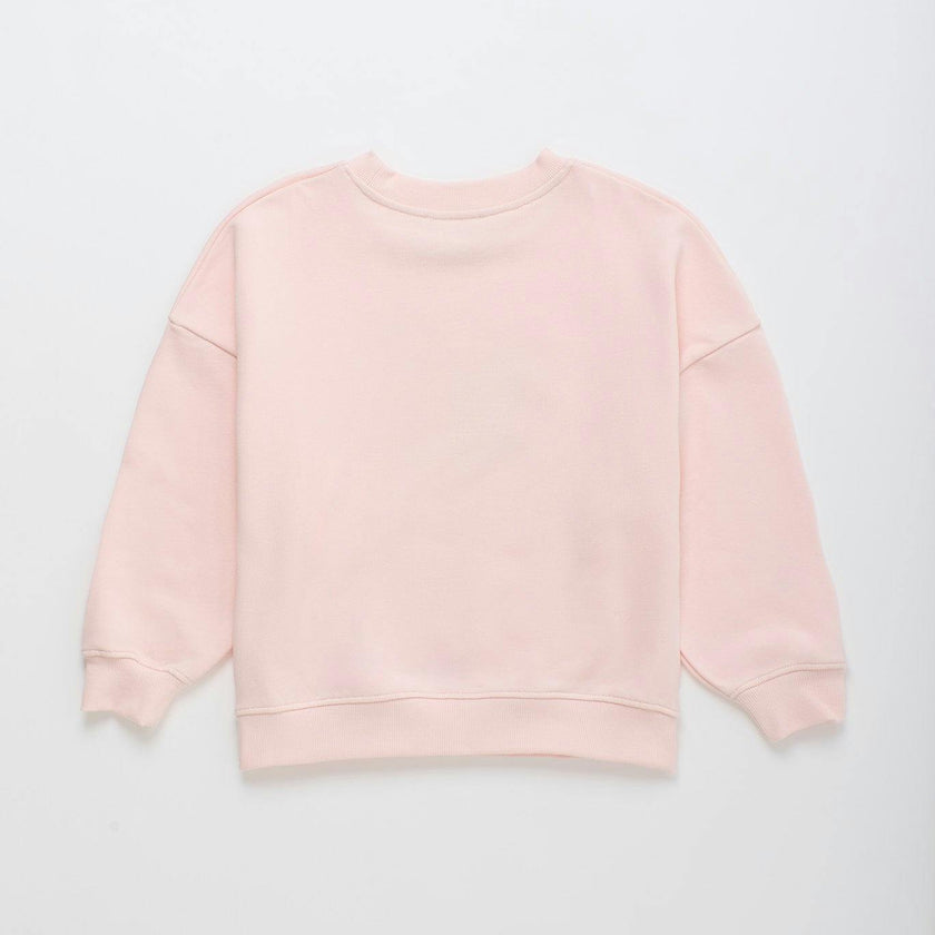 BIRDS SWEATSHIRT BLUSH