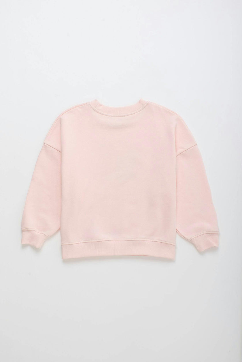 BIRDS SWEATSHIRT BLUSH