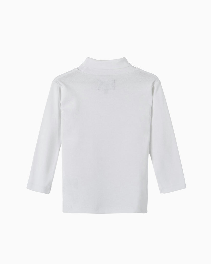 Unisex Classic Turtle Neck in White
