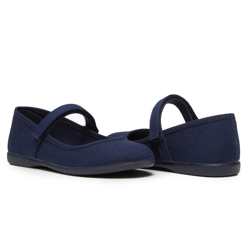 Canvas Mary Janes