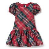 The Tartan Dropwaist Dress, multicolor