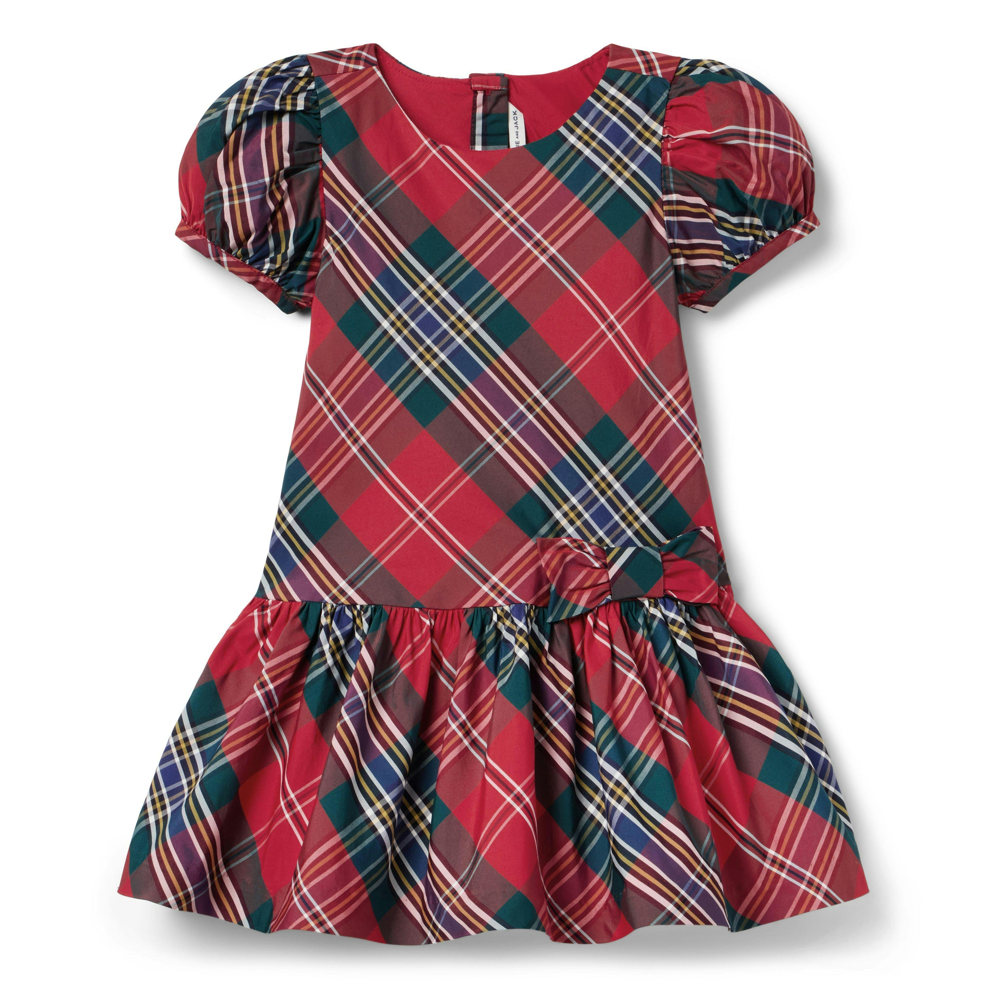 The Tartan Dropwaist Dress, multicolor