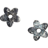 Petite Flower Charms in Obsidian