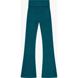 Tenly Hacci Rib Waisted Flared Pants
