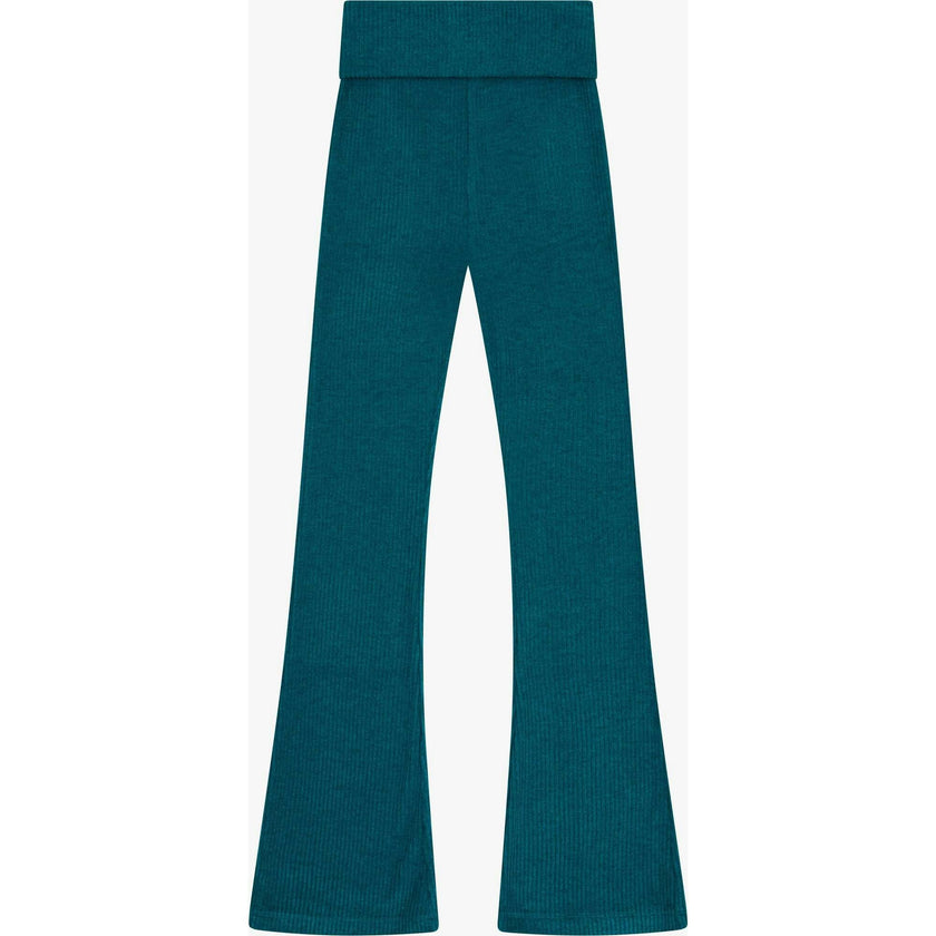 Tenly Hacci Rib Waisted Flared Pants