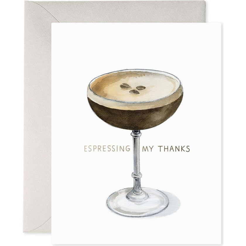 Espresso Thanks Boxed Set of 6