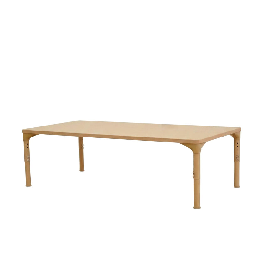 Rectangular Adjustable Kids Table – 13" to 17" Height | Toddler & Preschool Classroom Activity Table