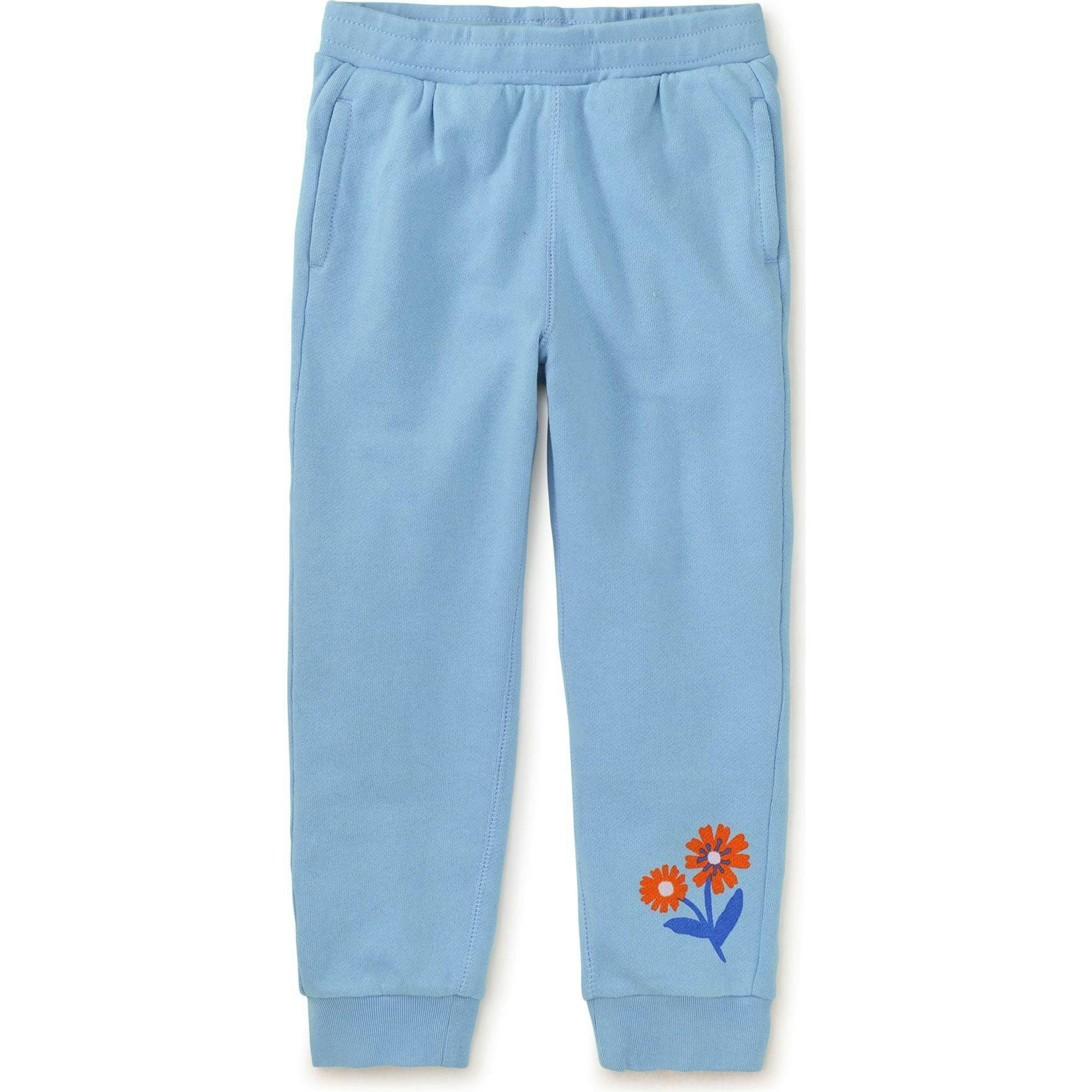 Going Places Elastic Waist Drawstring Pocket Joggers, Blue