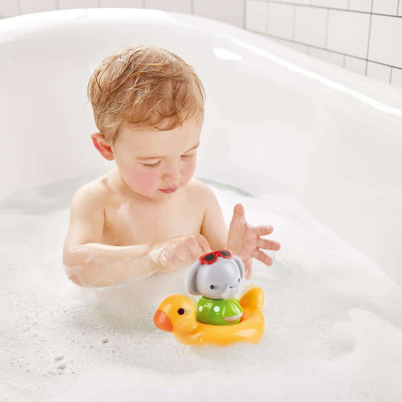 Hape: Spin Splash 'n' Swim - Bathtime Windup Spinning Toy
