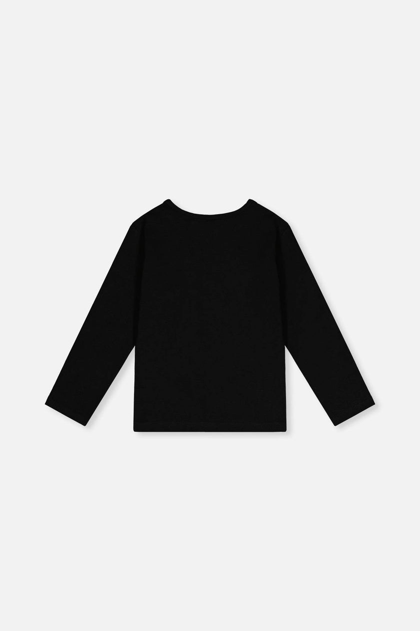 Organic Cotton Jersey T-Shirt Black And Mauve