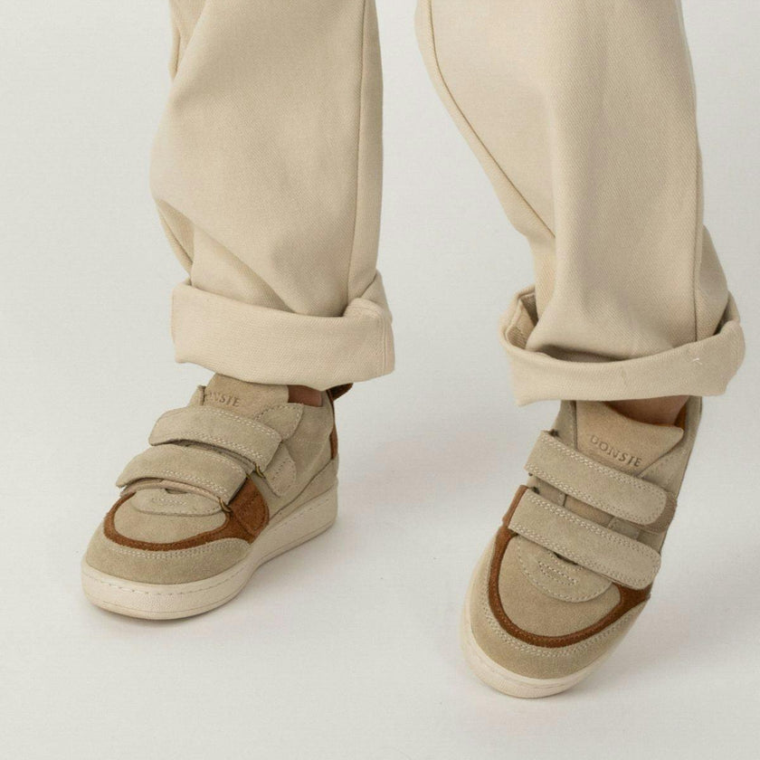 Rinou Sneakers | Bear | Taupe Suede