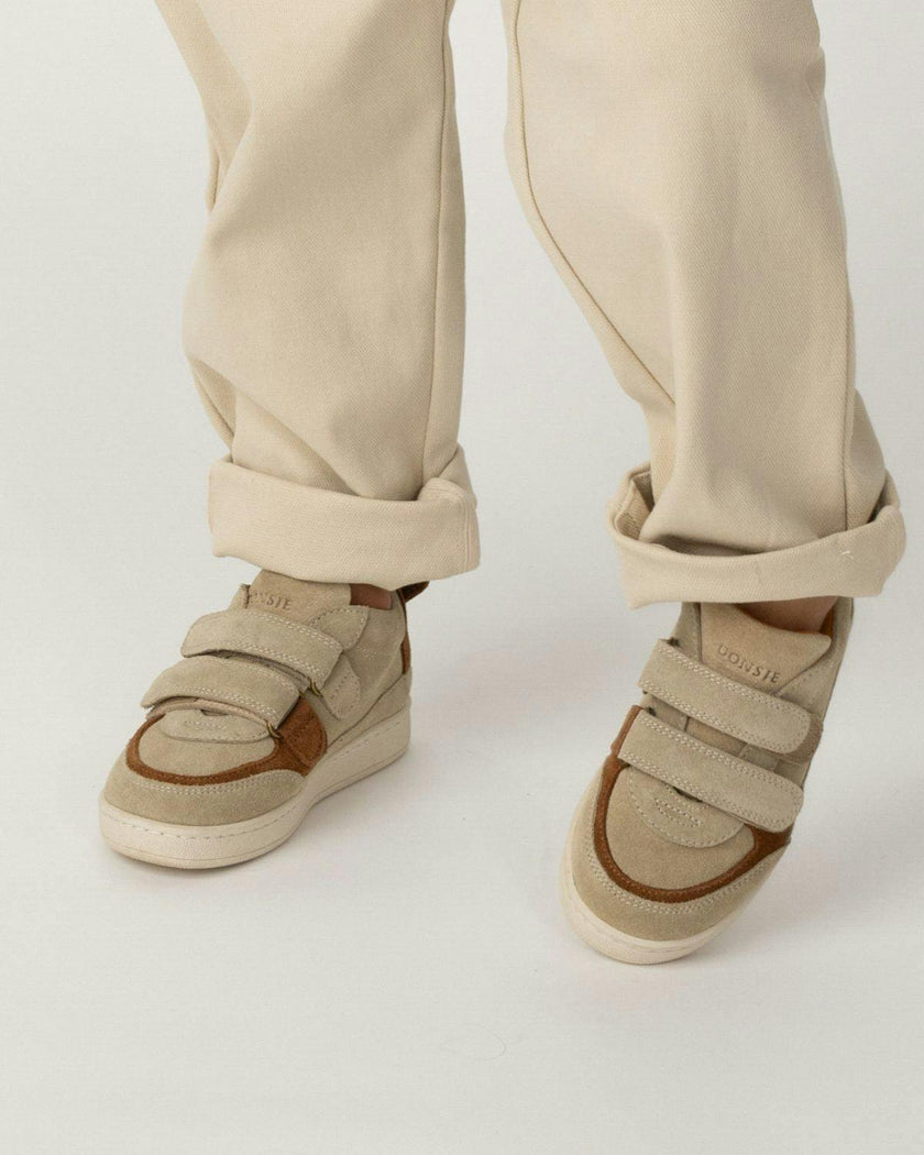 Rinou Sneakers | Bear | Taupe Suede