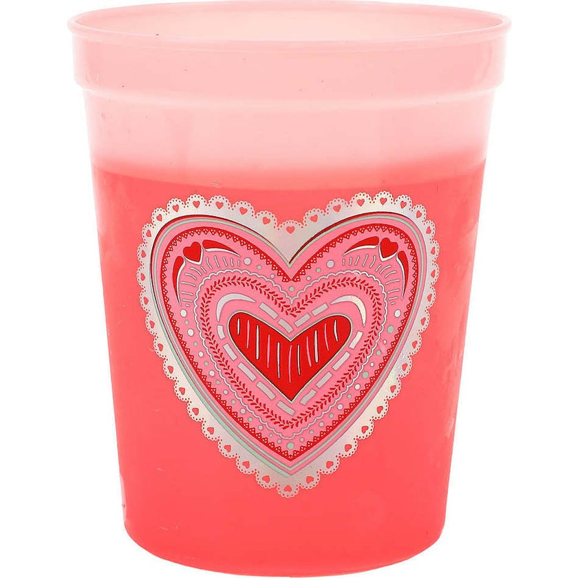 Heart Color Changing 12Oz Cups (8 count)