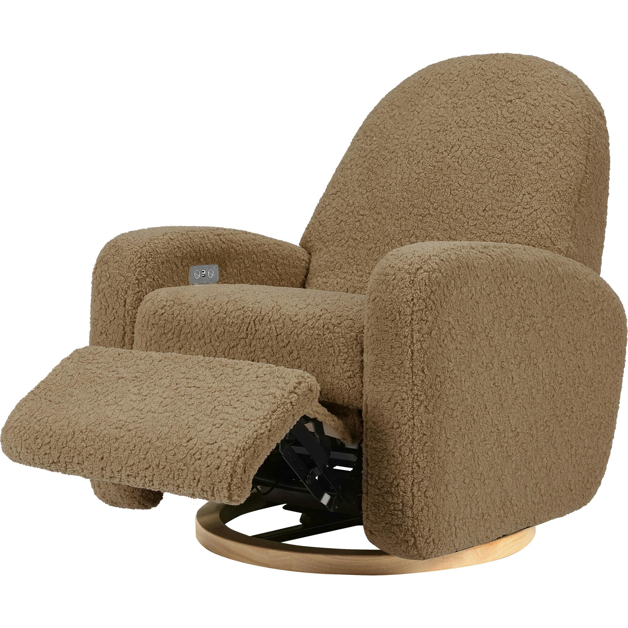 Nami Electronic & Swivel Glider Recliner With USB Port