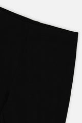 Rib Leggings Black