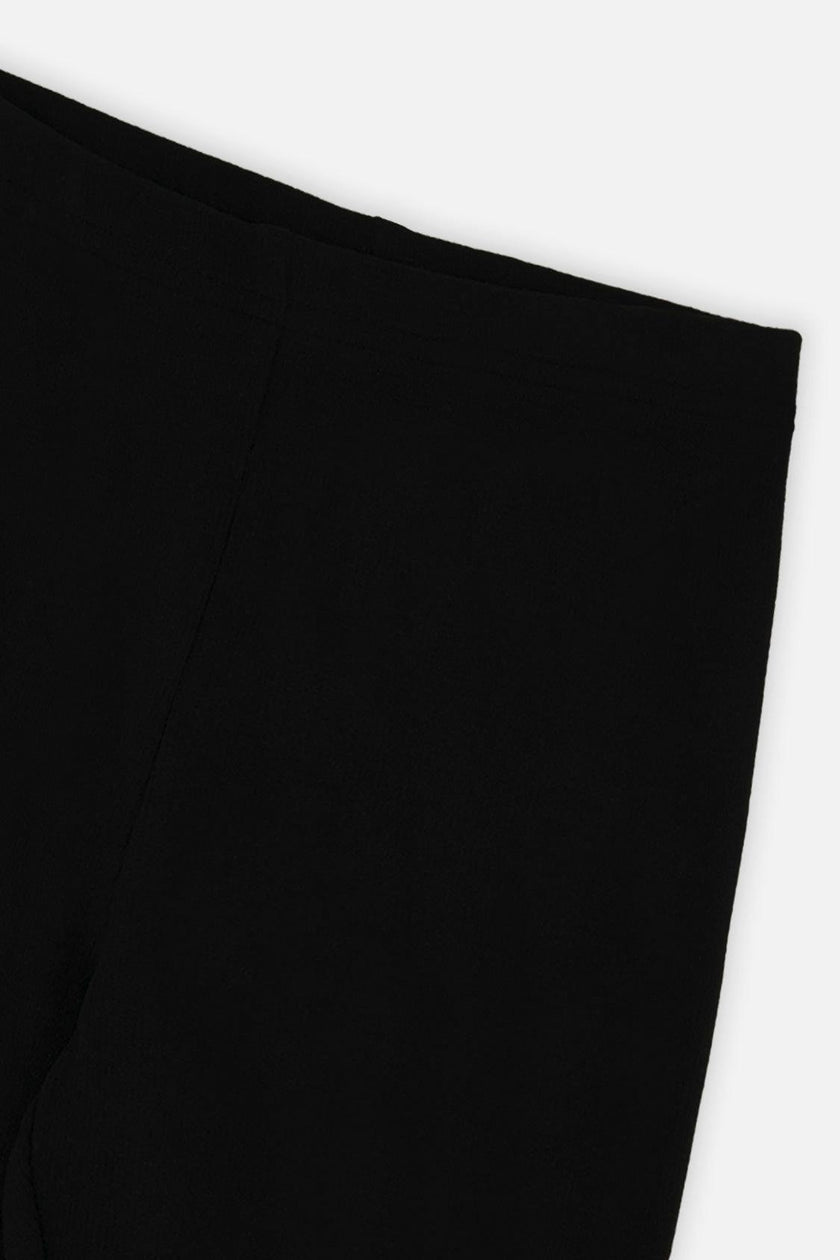 Rib Leggings Black