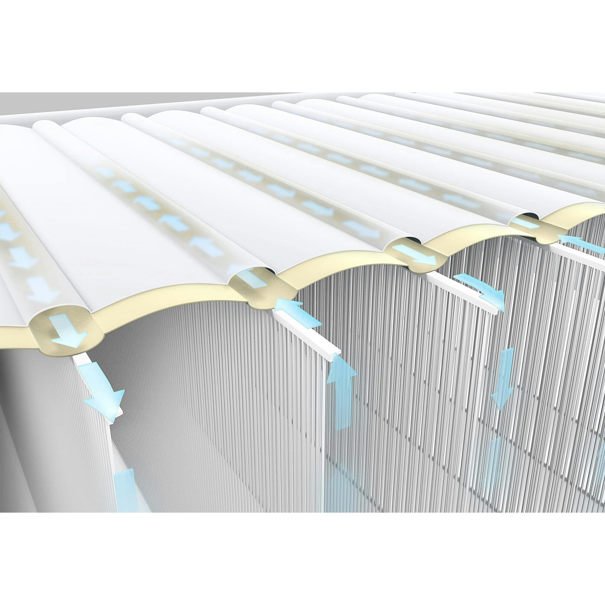 Elevated Dura Beam Fiber Tech Airbed with Built in Pump