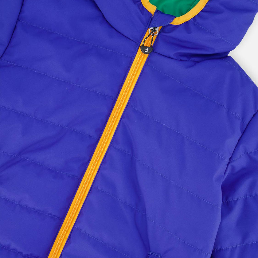 Quilted Mid-Season Jacket Royal Blue