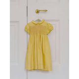 Nicky Hilton x La Coqueta Lemon Dolly Girl Hand-Smocked Dress