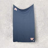 Hearts Reversible Blanket Travel Set